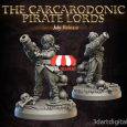 The Carcarodonic Pirate Lords STL Pack