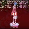 Christmas Anime Girl Figure