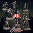 The Town of Justice and Persecution STL Pack DnD Miniatures