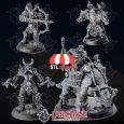 Guardians of The Silver Valley STL Pack – Dungeons Dragons DnD Miniatures