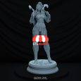 Sexy Warrior Lady 3D Print STL