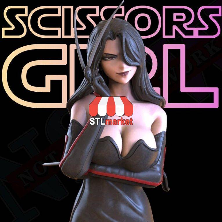 Scissors-Girl-NSFW-Figure-STL-Model-3D-Printin_1