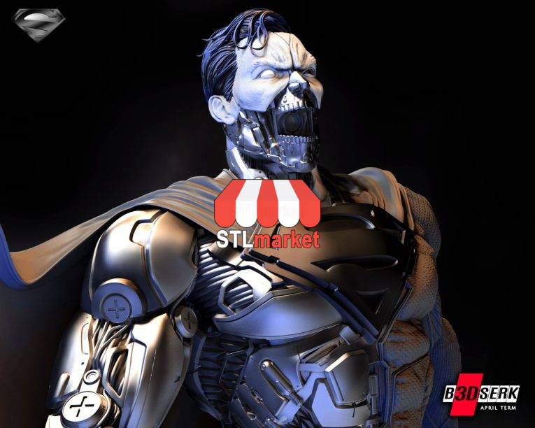 b3dserk cyborg superman stl download