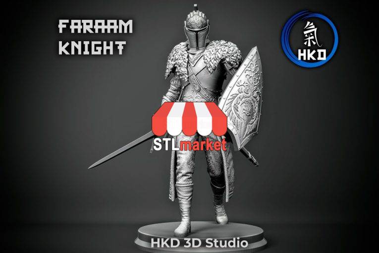 Dark Souls Faraam Knight STL Downloader