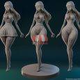 Dawn+NSFW Figure from Pokemon 3D Printable STL Model