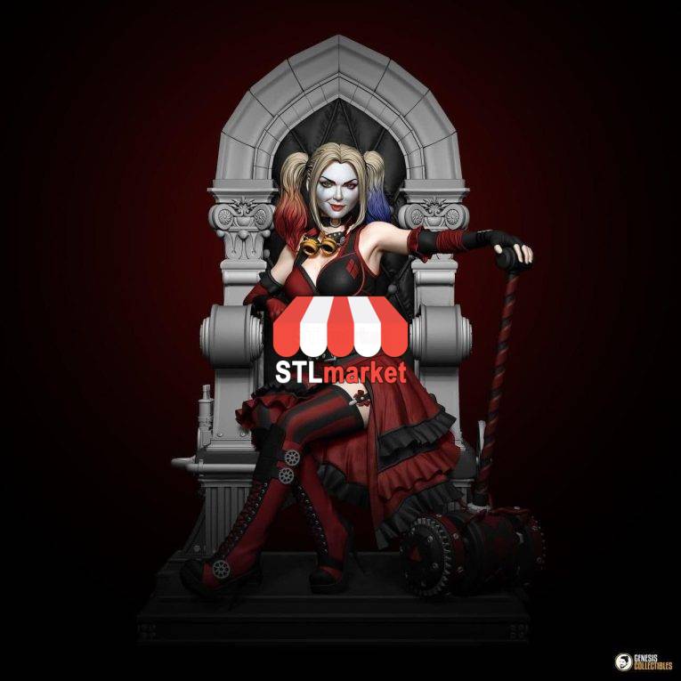 Harley Quinn Punk STL Downloader 2