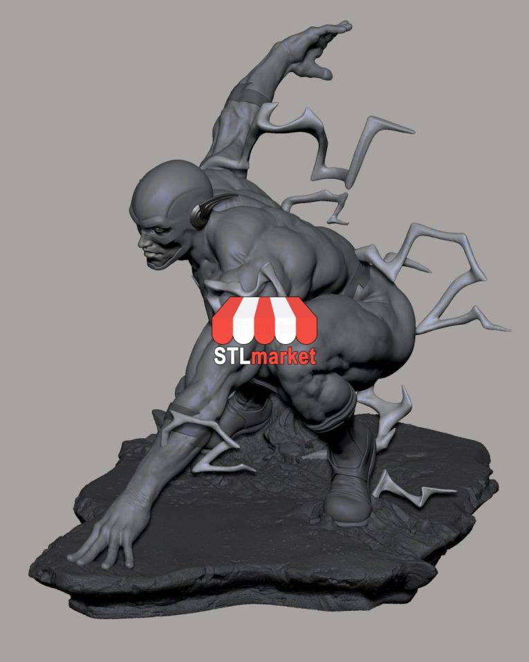 Reverse flash 3D Print 3D Print Model STL Downloader3