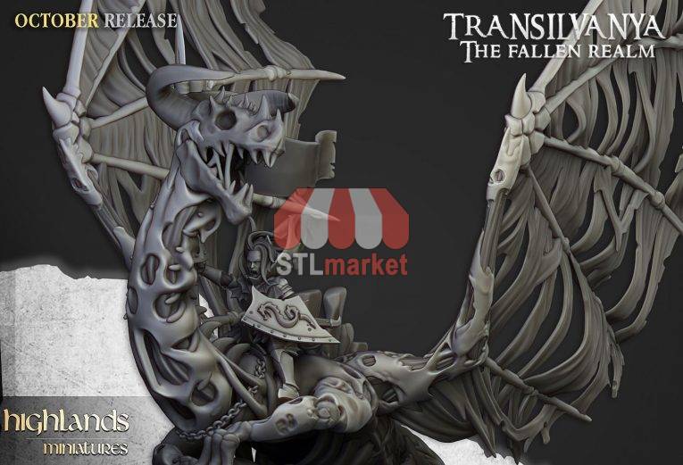 UNSUPPORTED VAMPIRE LADY ON ZOMBIE DRAGON STL Downloader 2