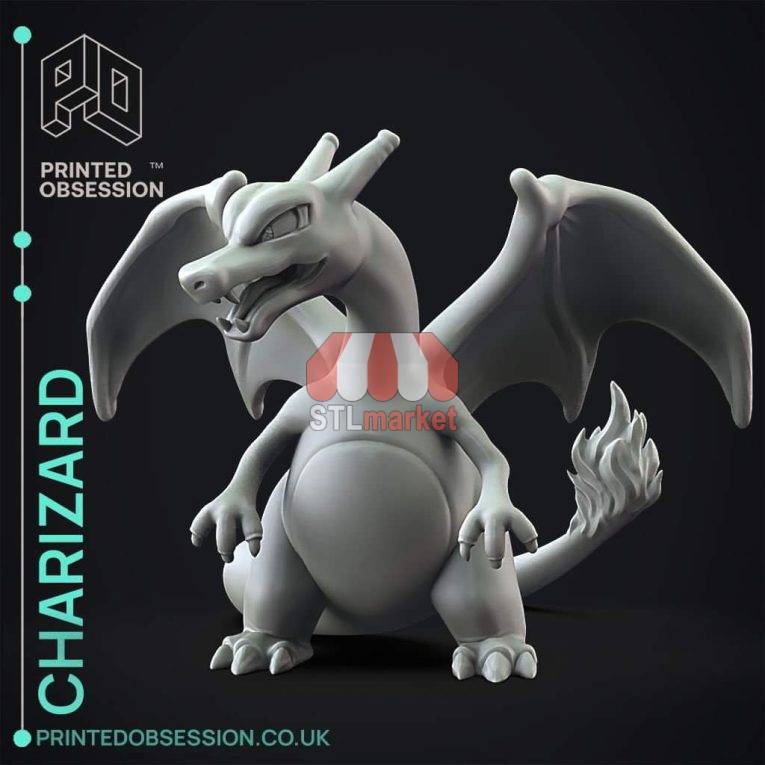 Charizard Pokemon STL Downloader 2