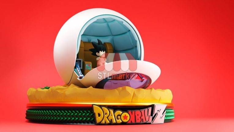 Dragon Ball – Baby Goku Capsula STL Downloader 2