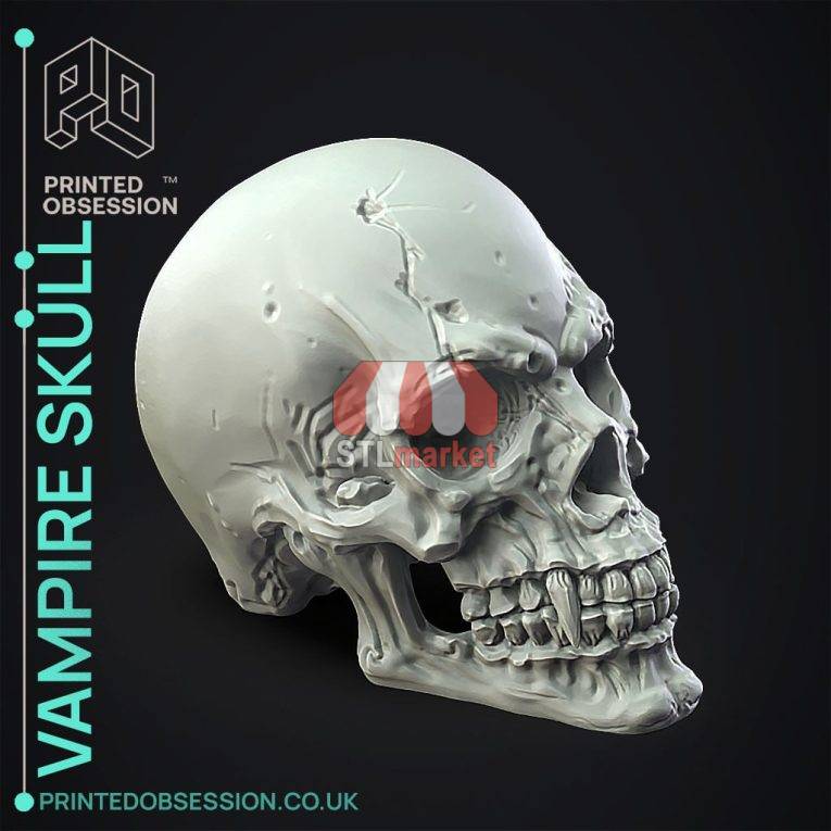 Vampire Skull stl download